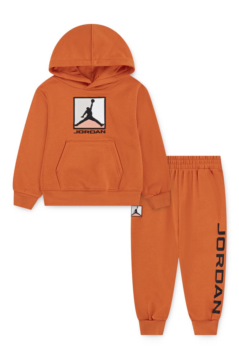 Kids' MJ Brushed Fleece Graphic Hoodie & Joggers Set, Main, color, N4VSTARFIS