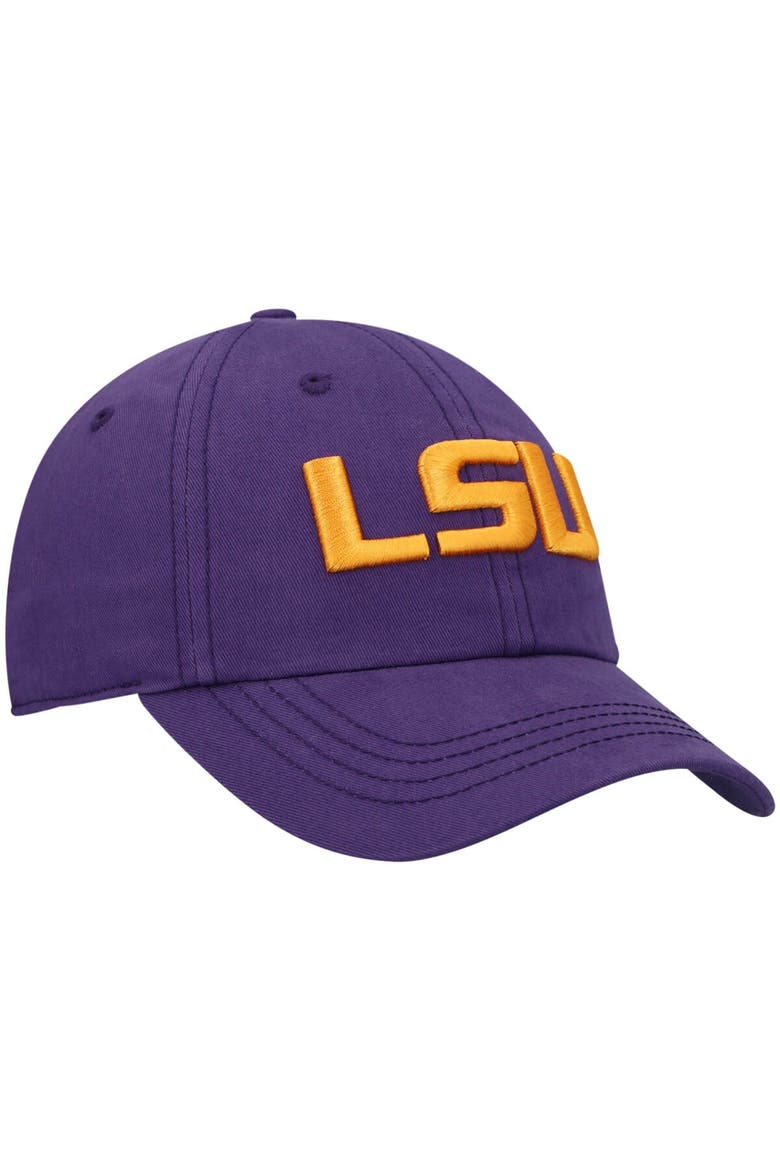 Women's '47 Purple LSU Tigers Miata Clean Up Logo Adjustable Hat, Alternate, color, Purple