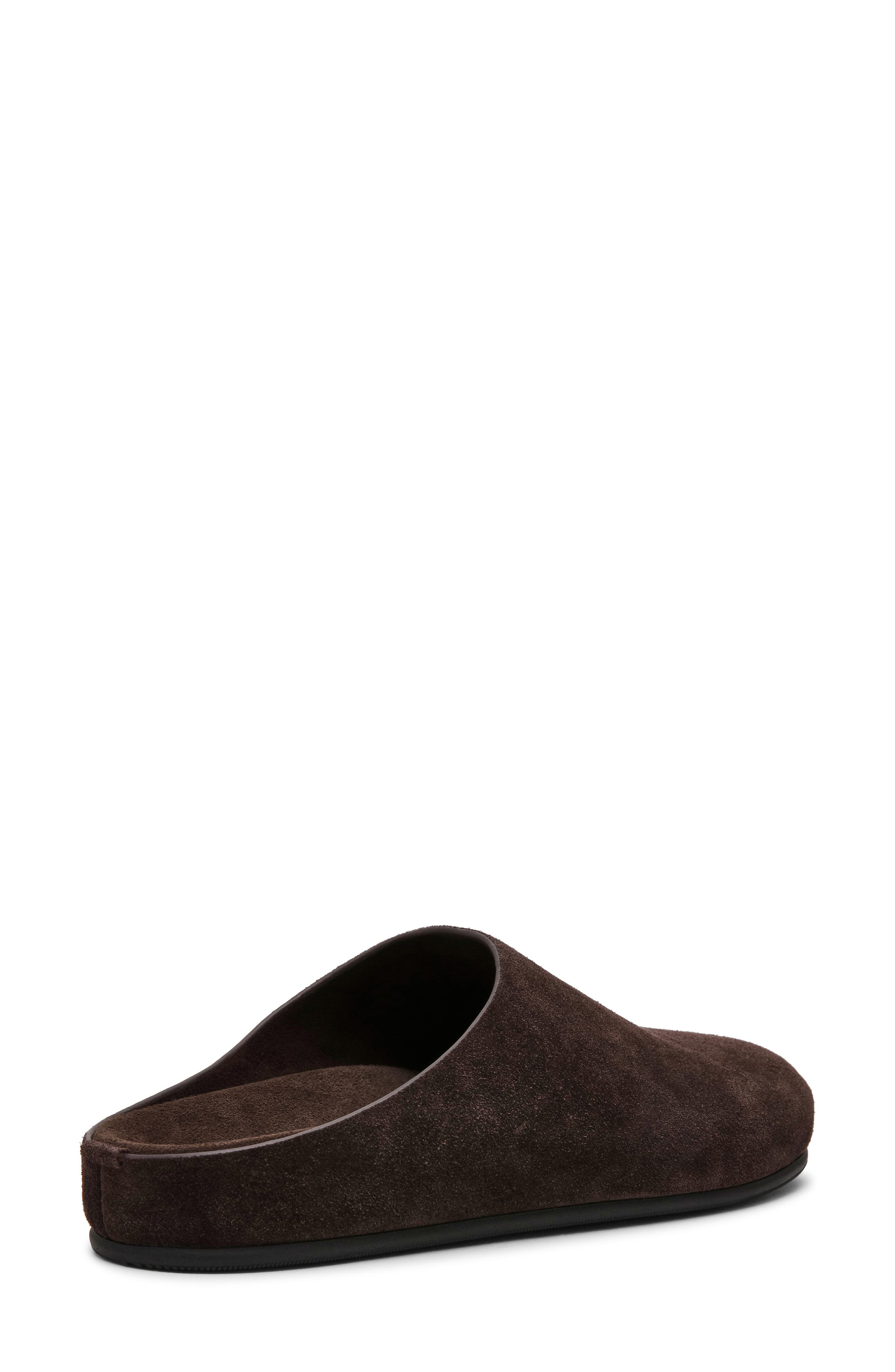 Fern Clog, Alternate, color, BROWN SUEDE