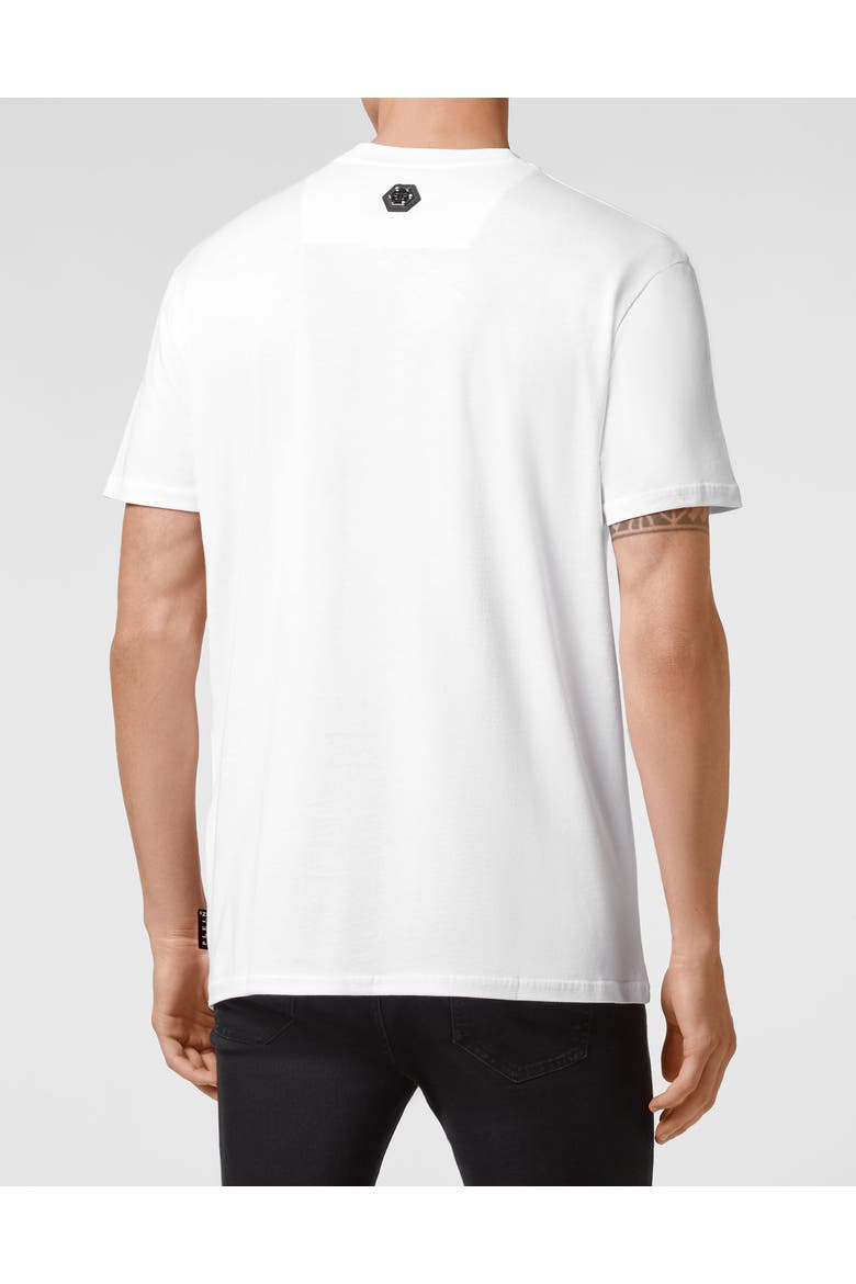 T-Shirt Round Neck Men, Alternate, color, white