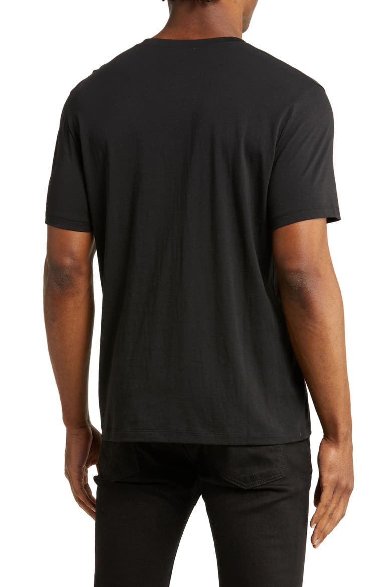 Solid Henley T-Shirt, Alternate, color, BLACK