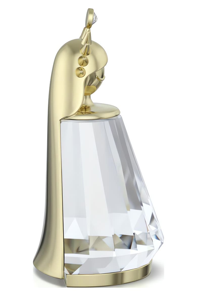 Crystal Zodiac Figurine, Alternate, color, CLEAR / GOLD-VIRGO