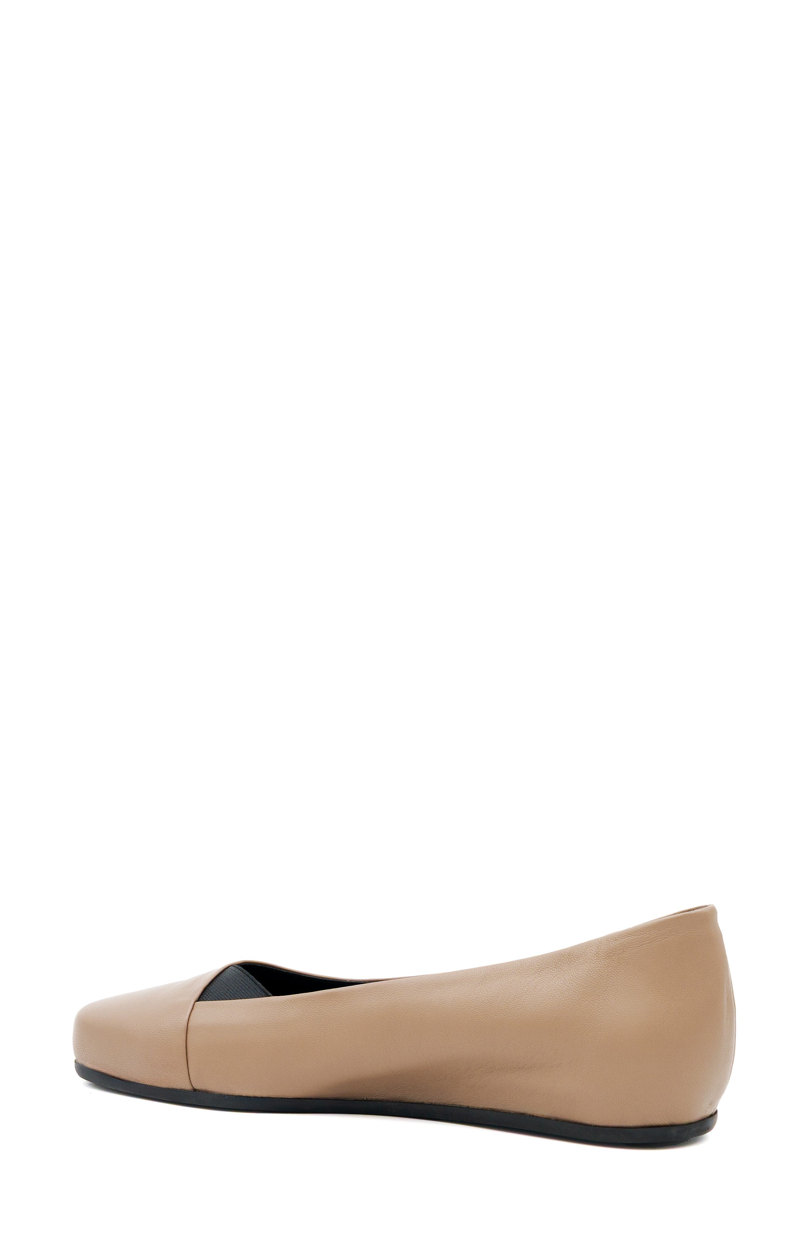 Sabbitato Leather Flat, Alternate, color, TAUPE