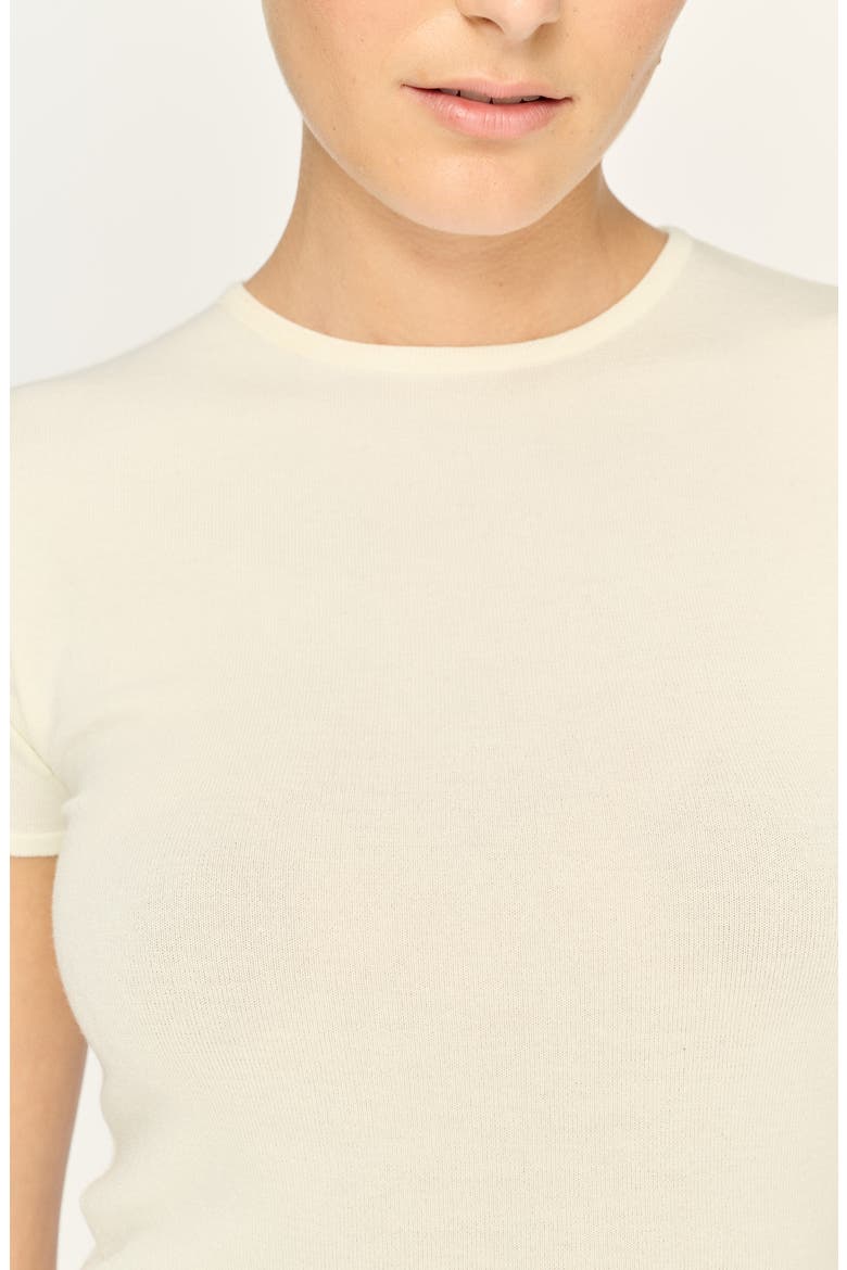 Instasculpt Knit Tee, Alternate, color, CREAM