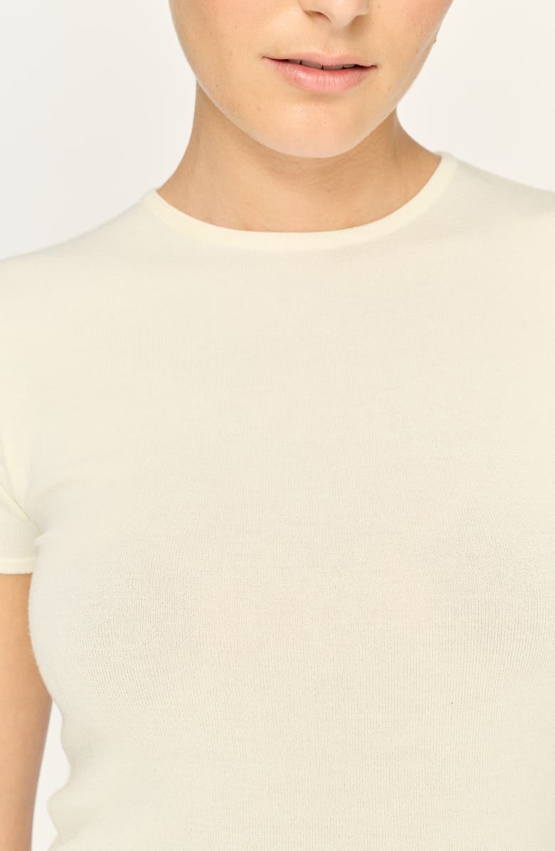 DL1961 Instasculpt Knit Tee, Alternate, color, Cream