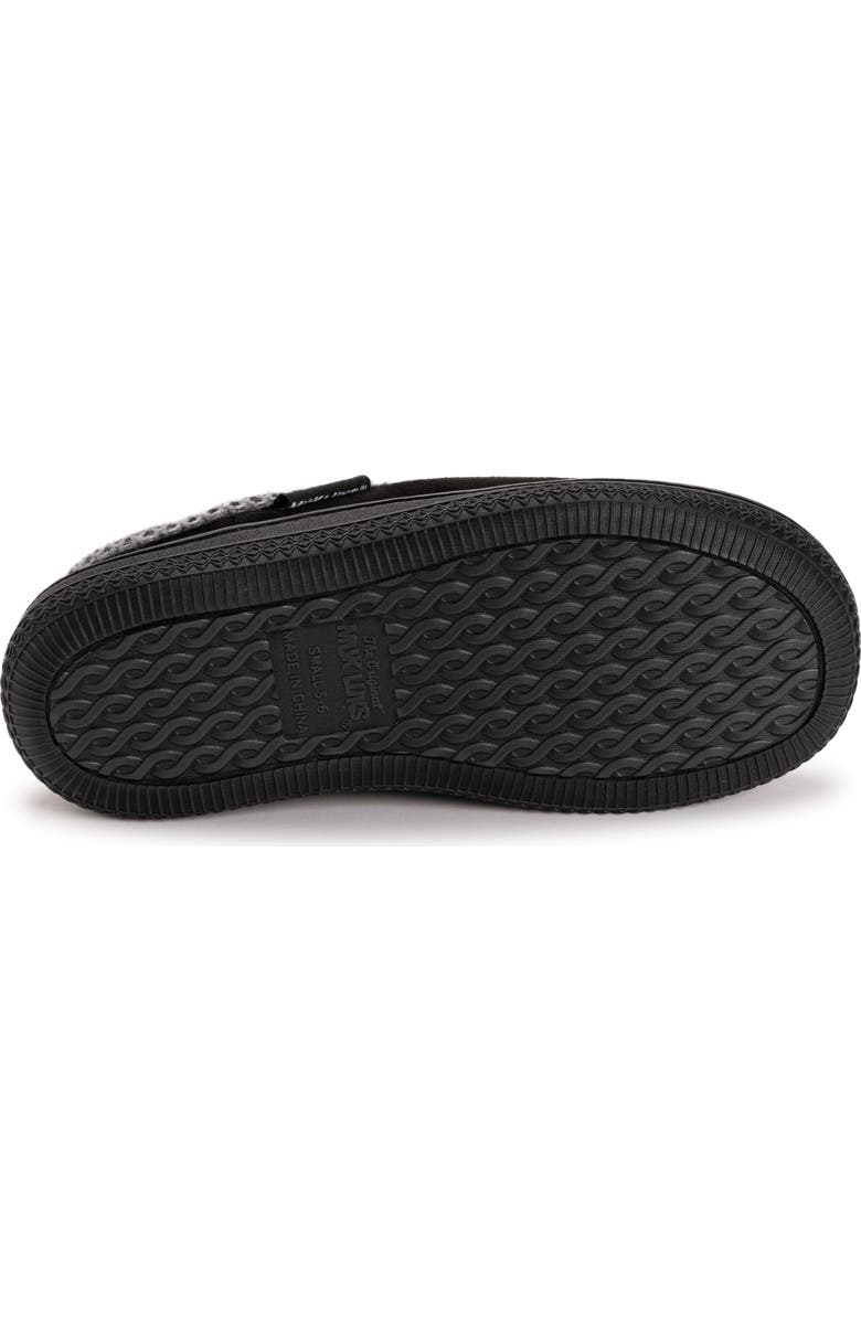 MUK LUKS Jordi Genuine Suede Clog Slipper, Alternate, color, Black