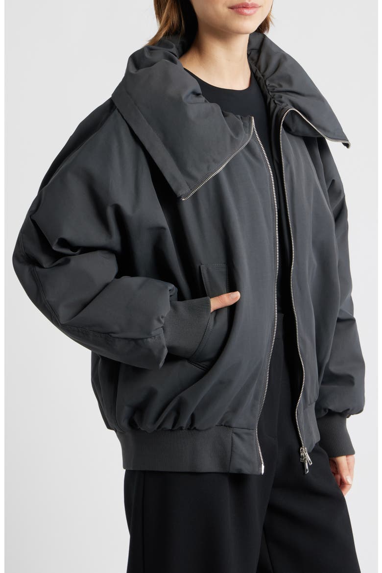 Alina Bomber Jacket, Alternate, color, GREY