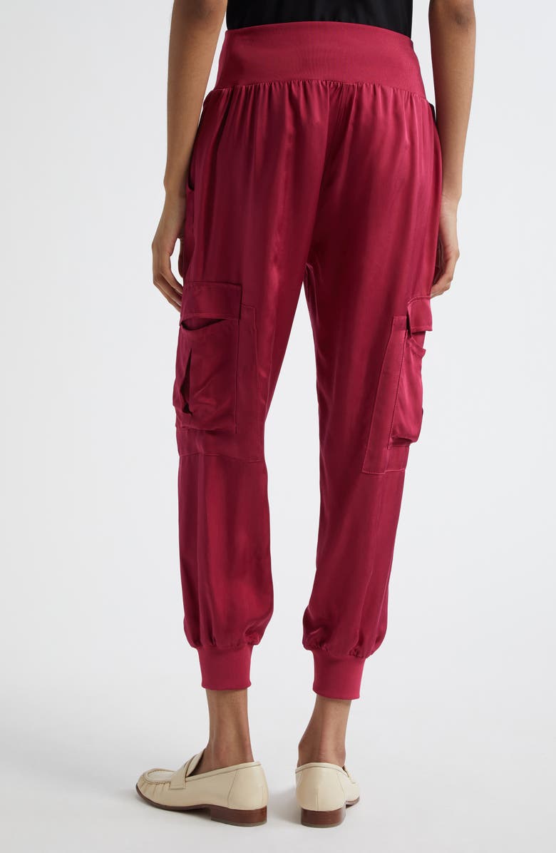 Giles Cupro Crop Cargo Joggers
