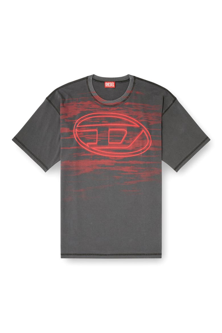 T-Boxt-T5 Logo Cotton Graphic T-Shirt, Alternate, color, GRAVEL GREY