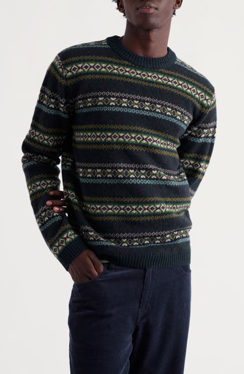 Carracks Fair Isle Crewneck Sweater