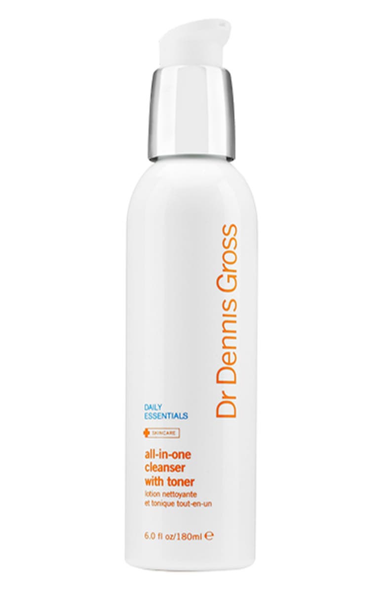 Dr. Dennis Gross Skincare All-in-One Facial Cleanser with Toner, Main, color, 