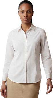 Jessica London Poplin Comfort Fit Shirt