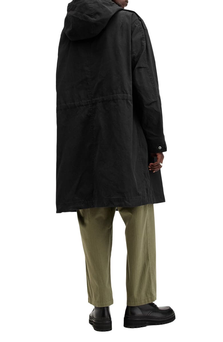 AllSaints Birdman Hooded Parka, Alternate, color, 