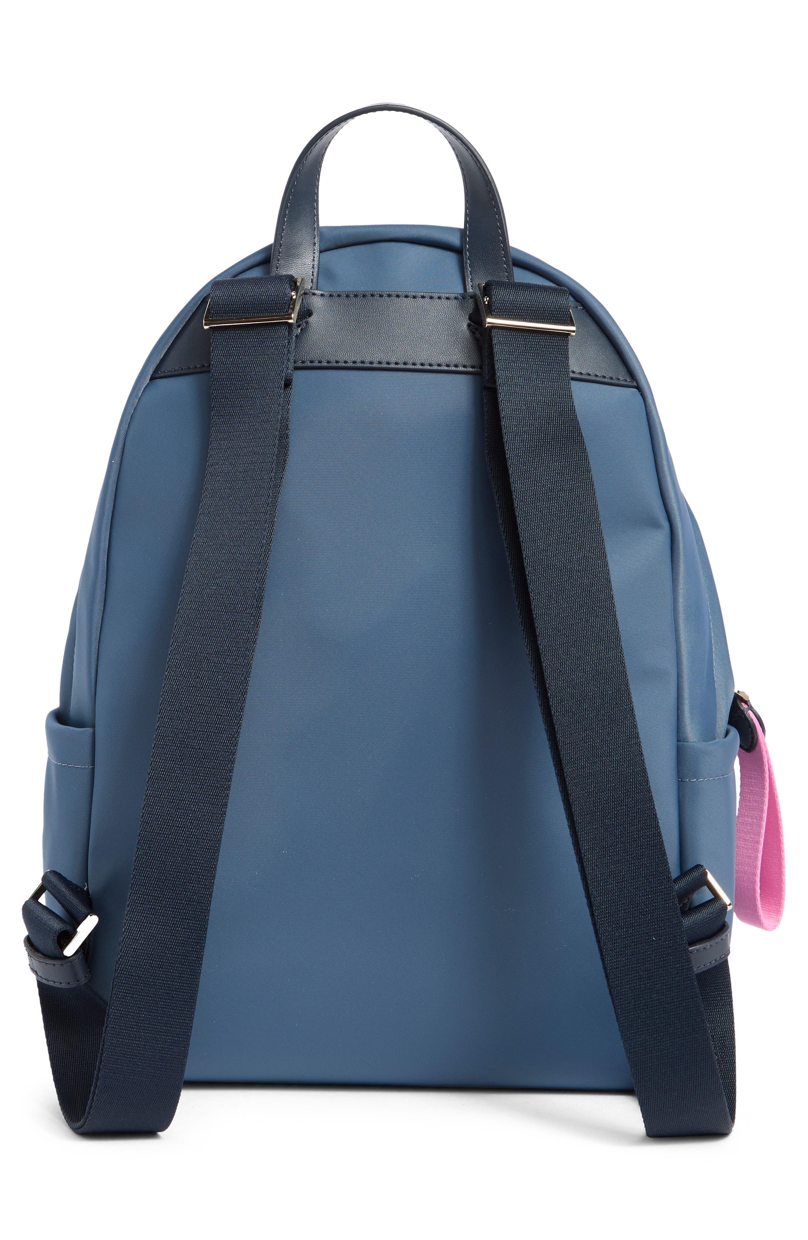 Kate Spade New York chelsea colorblock nylon backpack, Alternate, color, Bluestone Multi