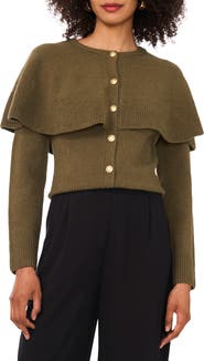 Vince Camuto Cape Detail Cardigan