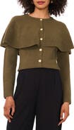 Vince Camuto Cape Detail Cardigan
