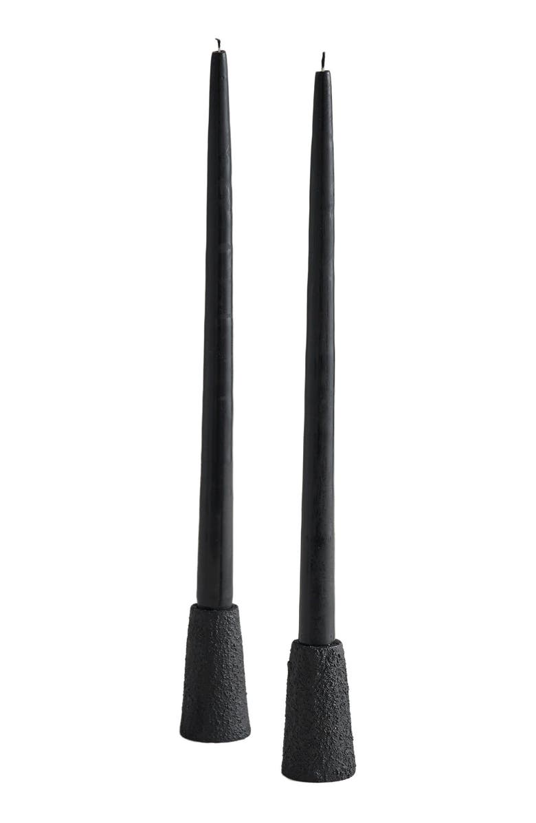 The Collective Home Taper Holders Set of 2, Main, color, Black
