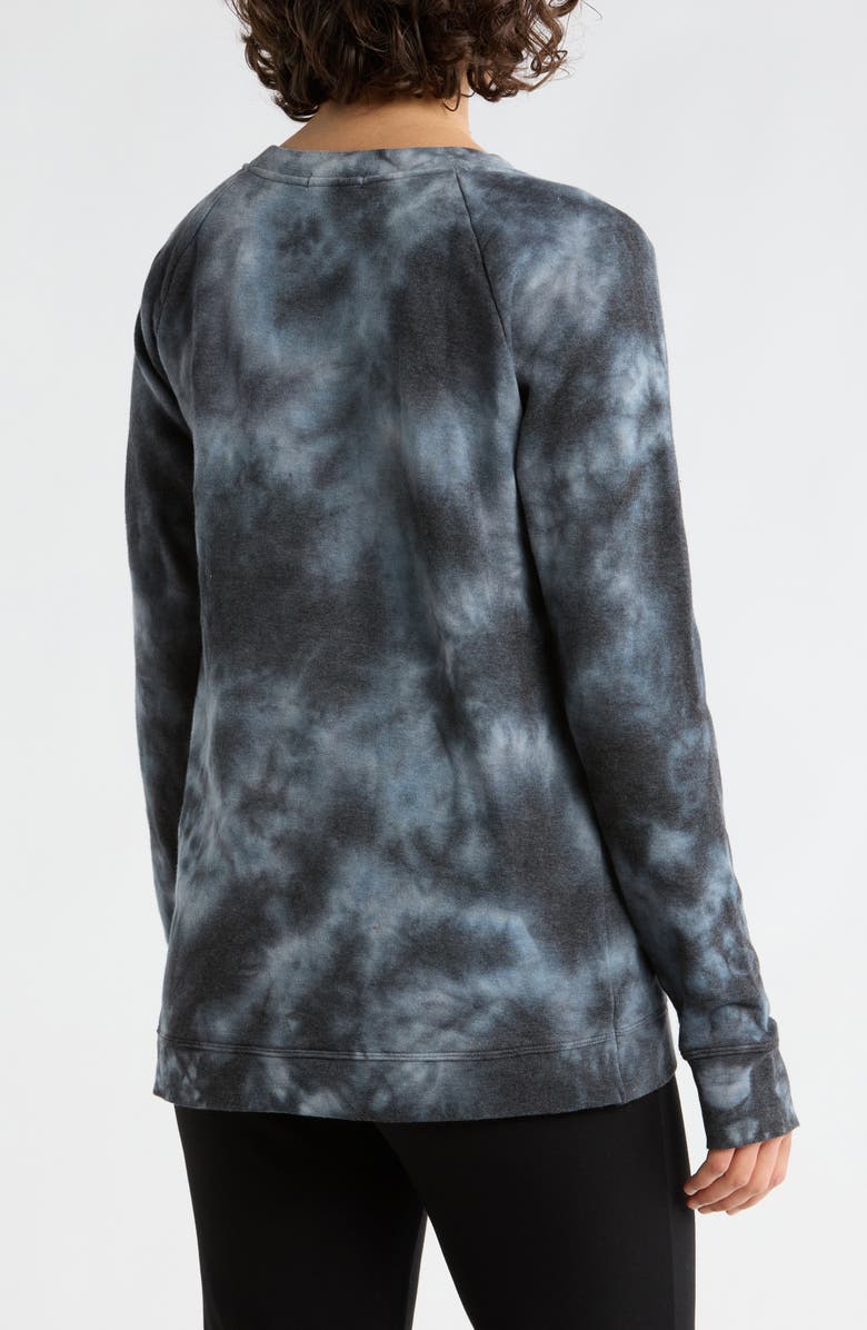 Threads 4 Thought Leanna Cloud Wash Organic Cotton Blend Pullover, Alternate, color, Black Multi