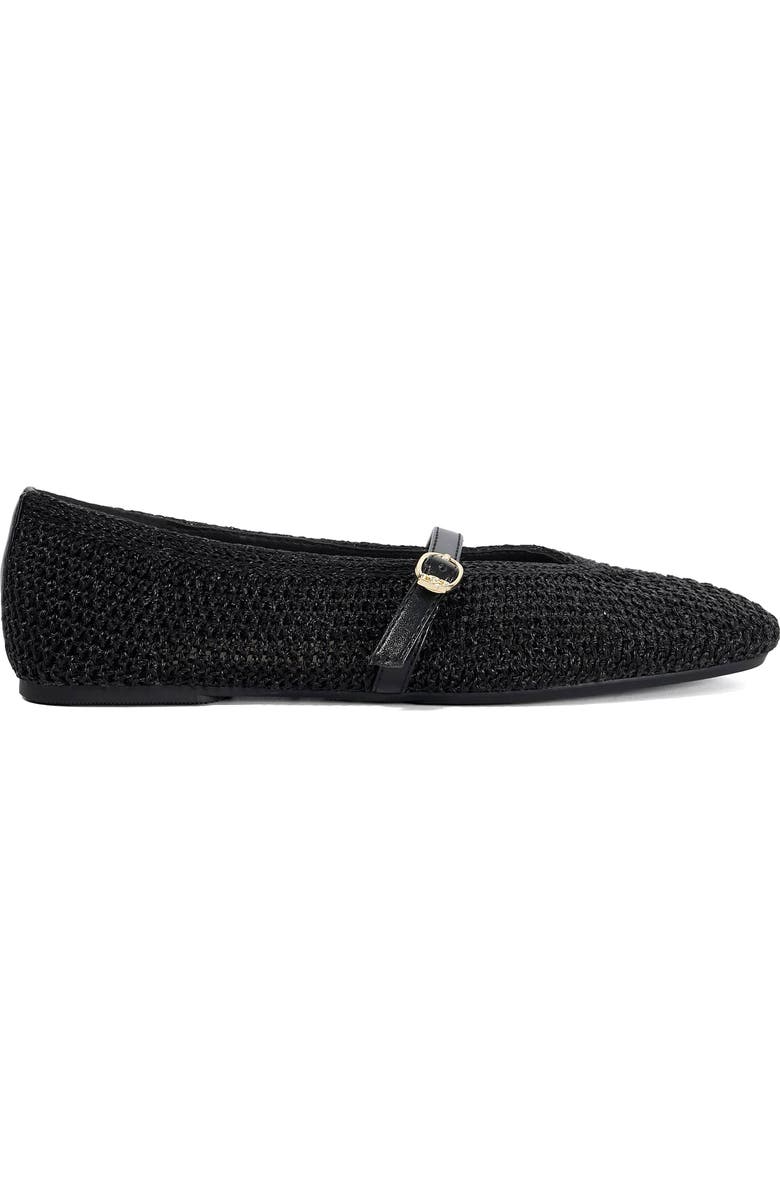 Dune London Halmada Mary Jane Flat, Alternate, color, Black