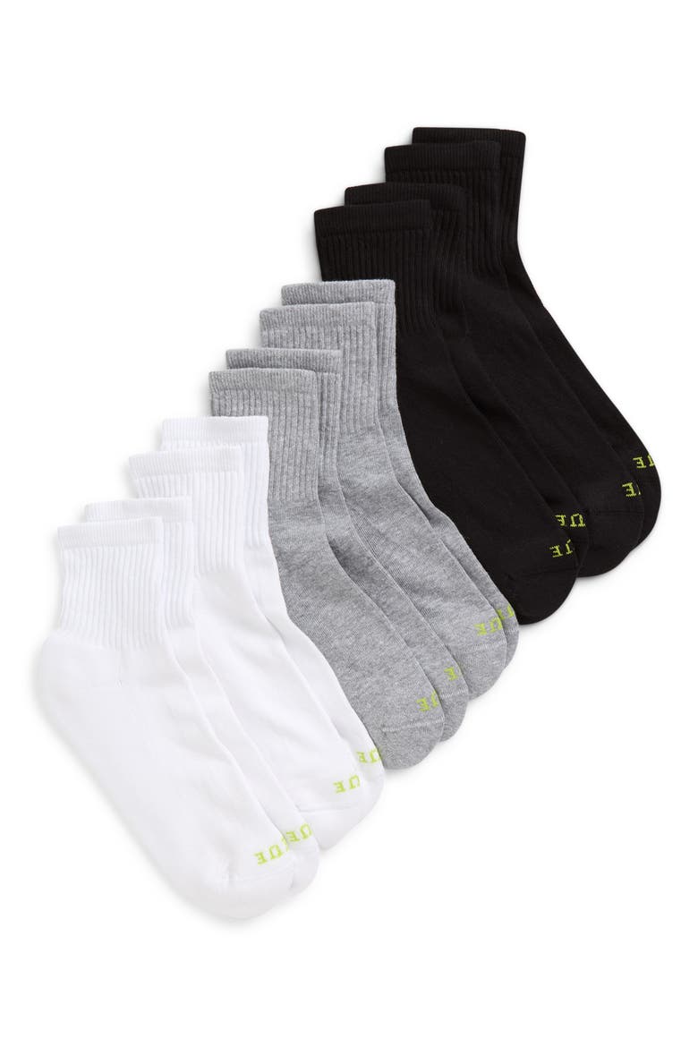 6-Pack Mini Crew Socks, Main, color, MULTI PACK
