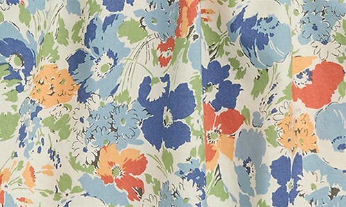 Polo Ralph Lauren Ralph Lauren Floral Smocked Cotton Top & Skirt Set