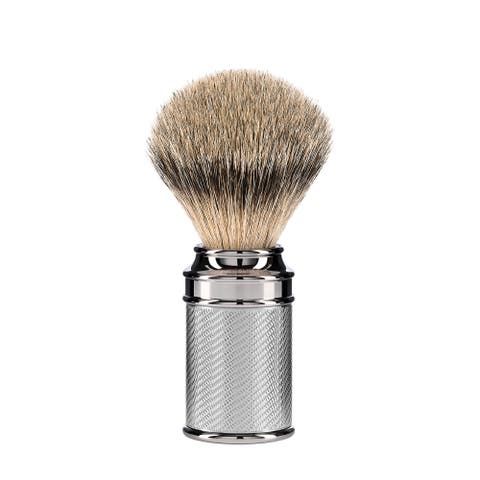 Traditional Chrome Silvertip Badger Shaving Brush
