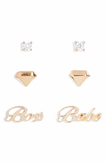 AJOA Slaybelles Set of 3 Stud Earrings