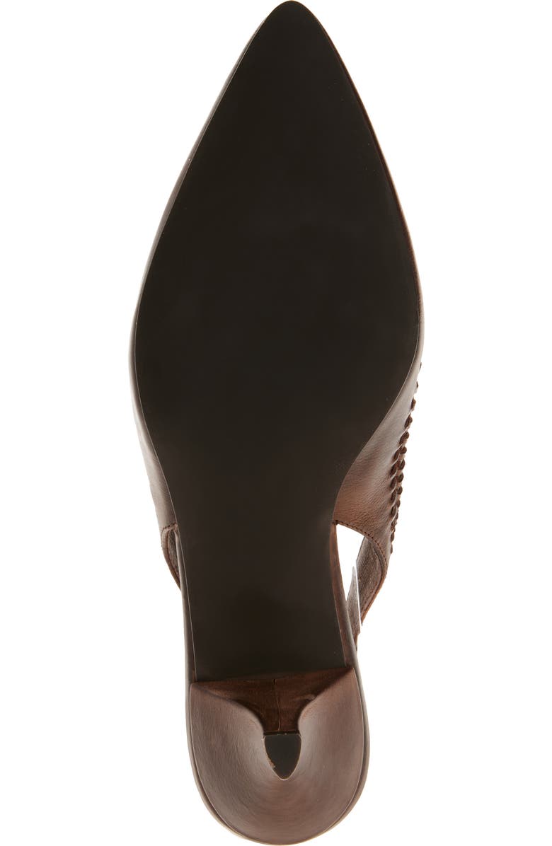 Jeffrey Campbell Madre Slingback Pointed Toe Pump, Alternate, color, Brown Ruboff