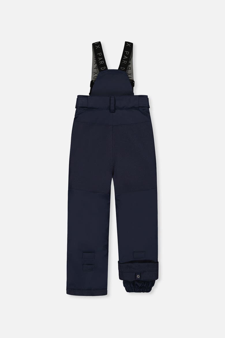 Play Reinforced Knees & Adjustable Suspenders Snow Pants, Alternate, color, Navy Blue