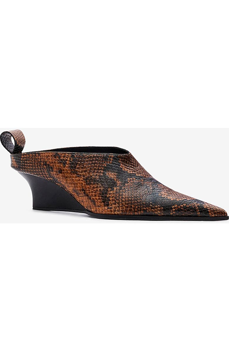 IRO Python Fauve Mule, Alternate, color, Black / Cognac