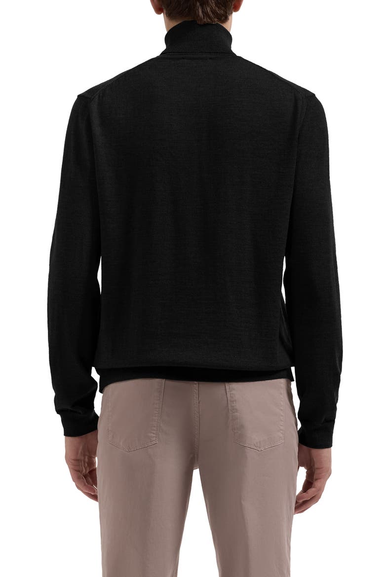 George Extrafine Merino Wool Turtleneck Sweater, Alternate, color, BLACK