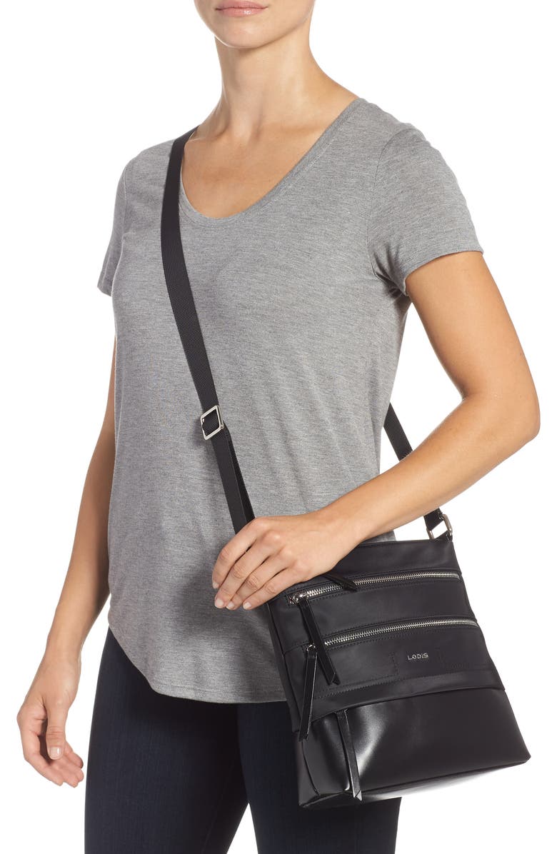 LODIS Los Angeles Wanda Nylon Sport RFID Travel Crossbody Bag, Alternate, color,