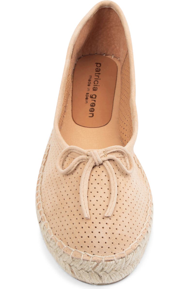 patricia green Sydney Ballet Flat, Alternate, color, Natural Perforated Suede