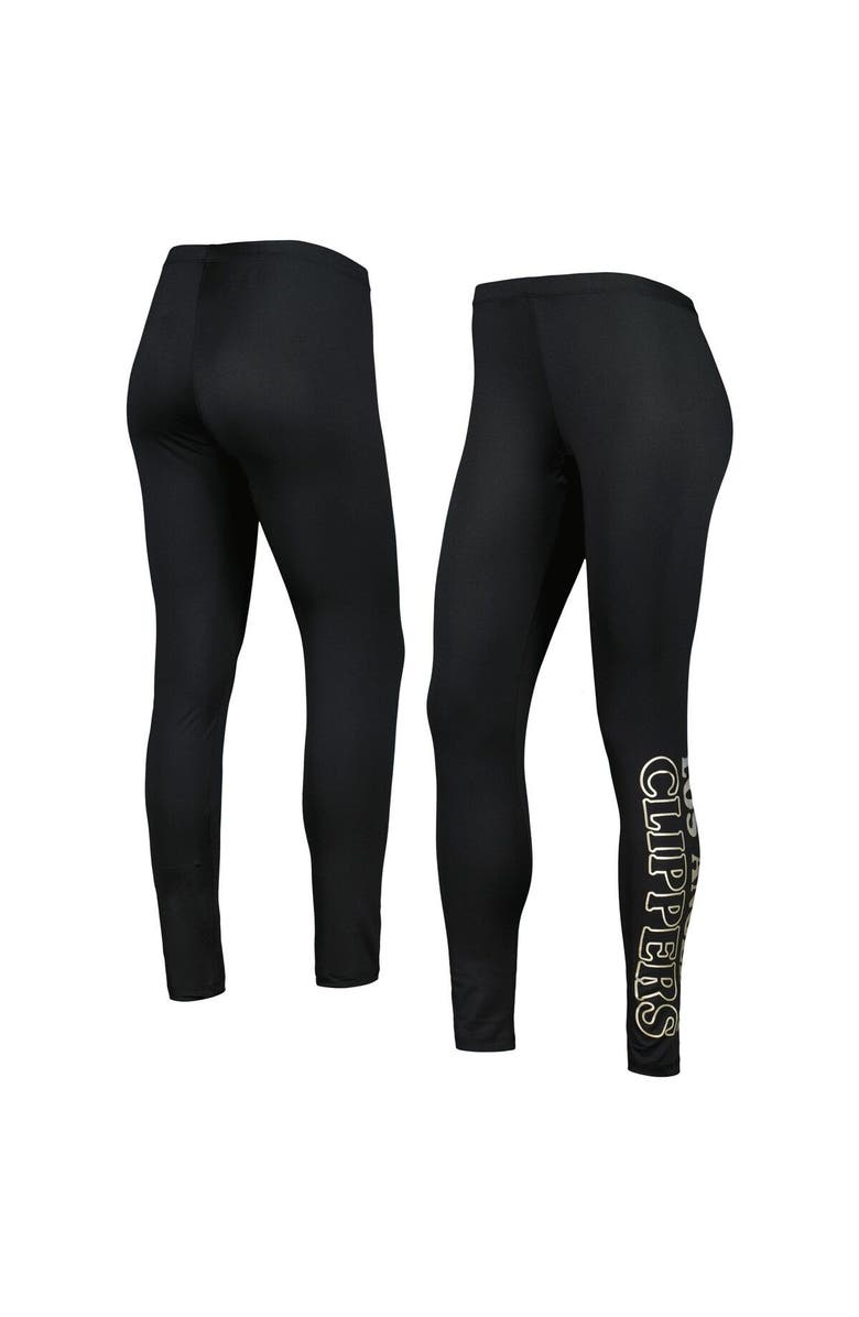 G-III 4HER BY CARL BANKS Women's G-III 4Her by Carl Banks Black LA Clippers Stadium Leggings, Main, color, Black