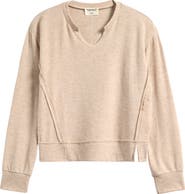 TENLY Kids' Long Sleeve Hacci Top