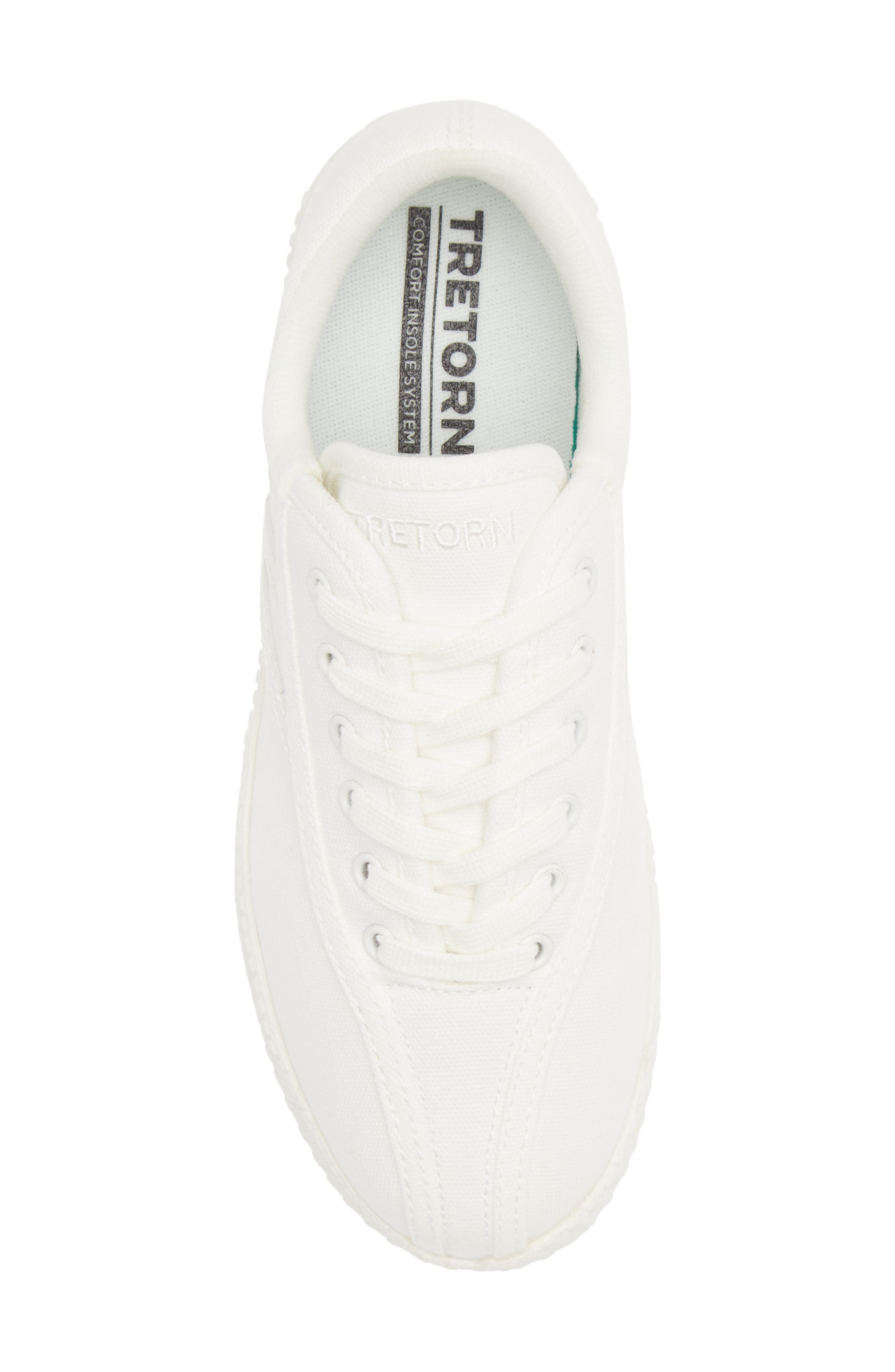 Tretorn Nylite Sneaker, Alternate, color, New White/White