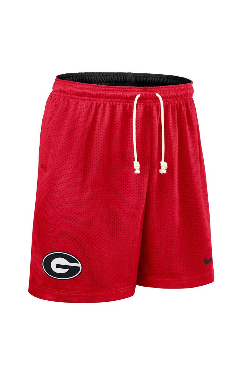 Nike Men's Nike Red/Black Georgia Bulldogs 2025 Sideline Reversible Performance Shorts, Alternate, color,