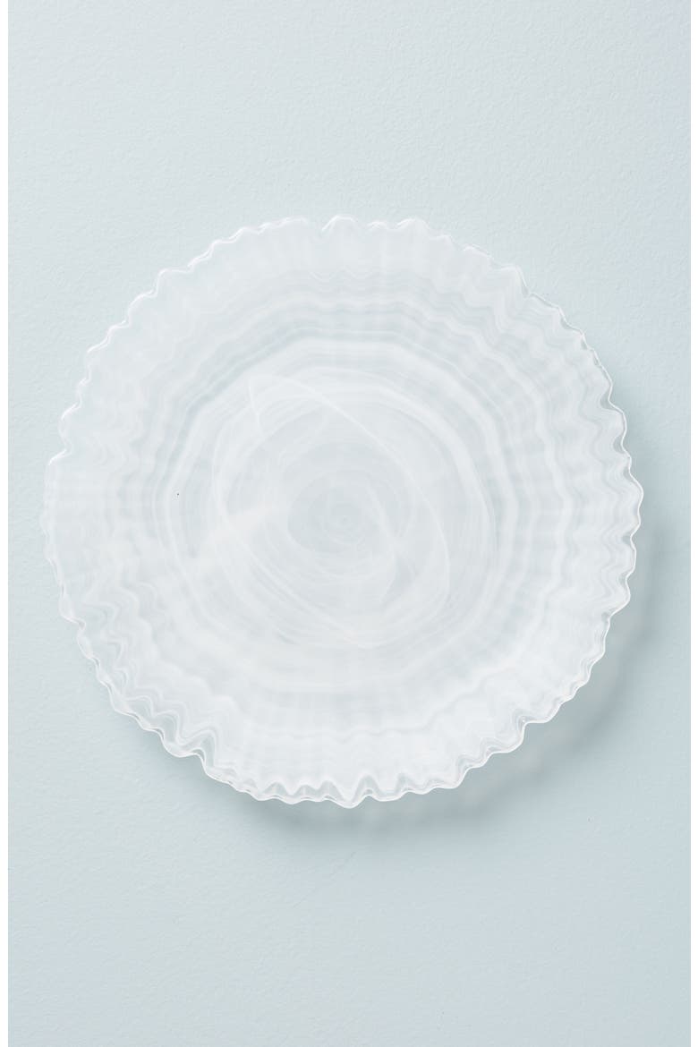 Anthropologie Alma Dessert Plate, Alternate, color, WHITE