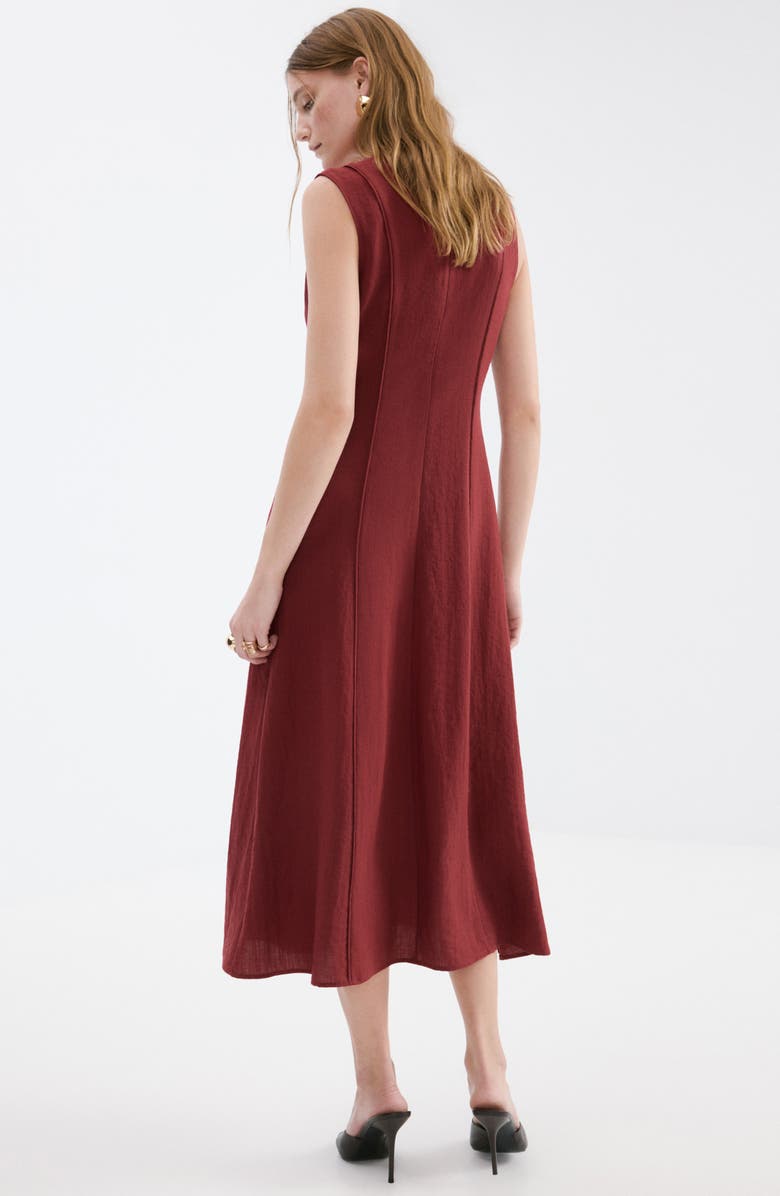 MANGO A-Line Midi Dress, Alternate, color, 