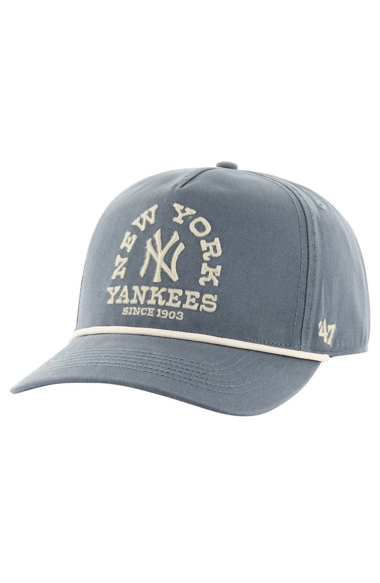 '47 Men's '47  Light Blue New York Yankees Canyon Ranchero Hitch Adjustable Hat, Main, color, 
