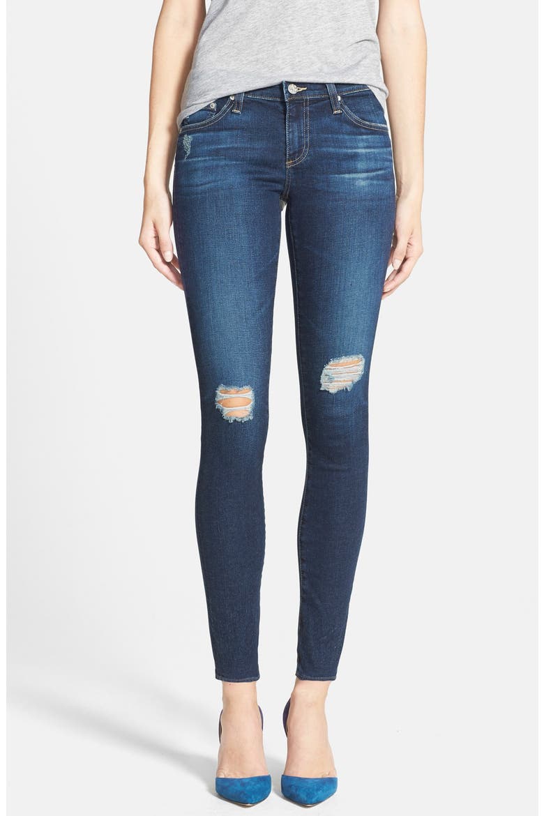 'The Legging' Ankle Jeans, Main, color, 4 YEAR FOG