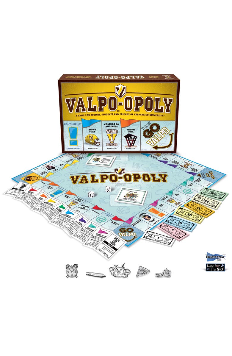 Late for the Sky Valpoopoly Monopoly Board Game, Alternate, color, Multicolored