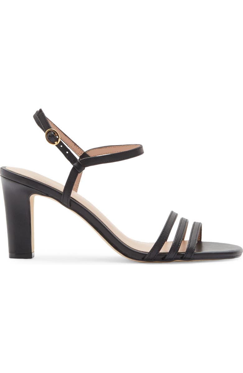 Cole Haan Michelina Strappy Sandal, Alternate, color, Black Leather
