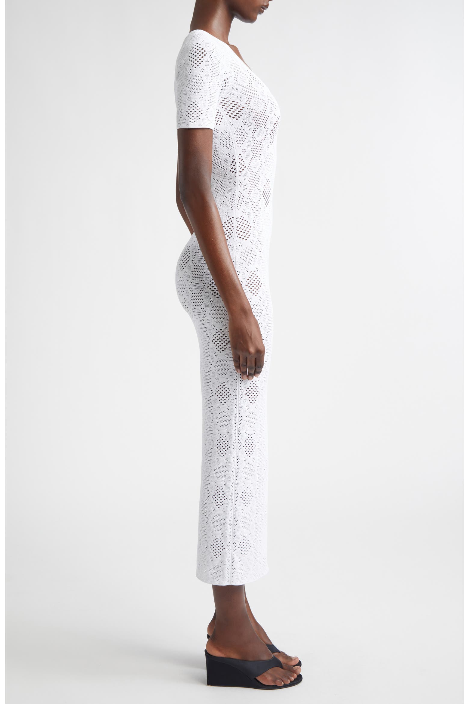 Python Colouring Picture Alaïa Openwork Python Lace Dress (Women) | Nordstromrack
