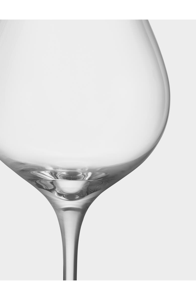 Orrefors More Set of 4 Pinot Wine Glasses, Alternate, color, Clear