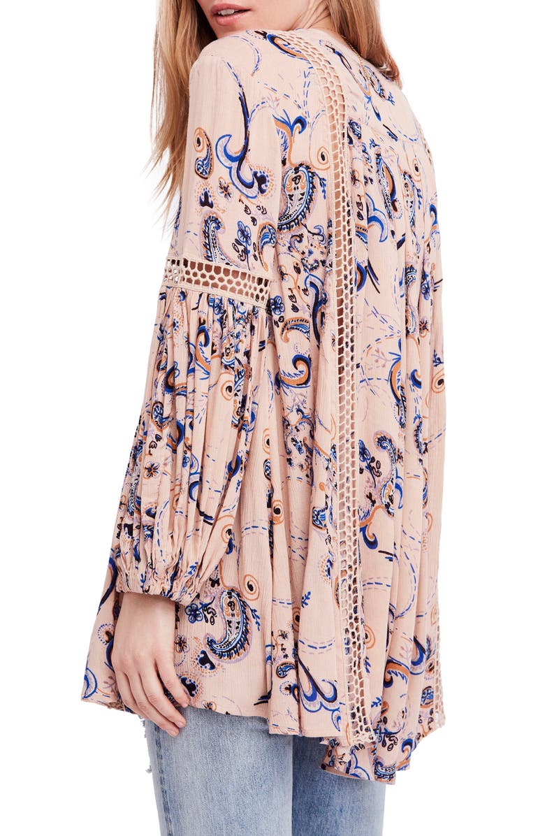 Free People Just the Two of Us Floral Tunic, Alternate, color, 