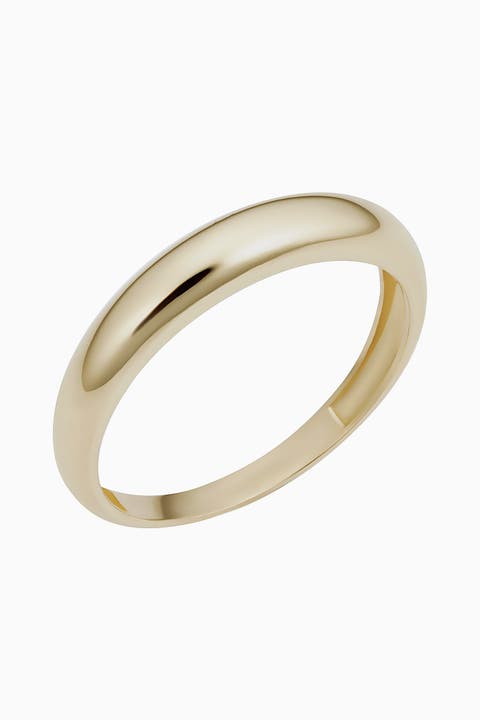 14K Solid Gold Archie Stack Ring