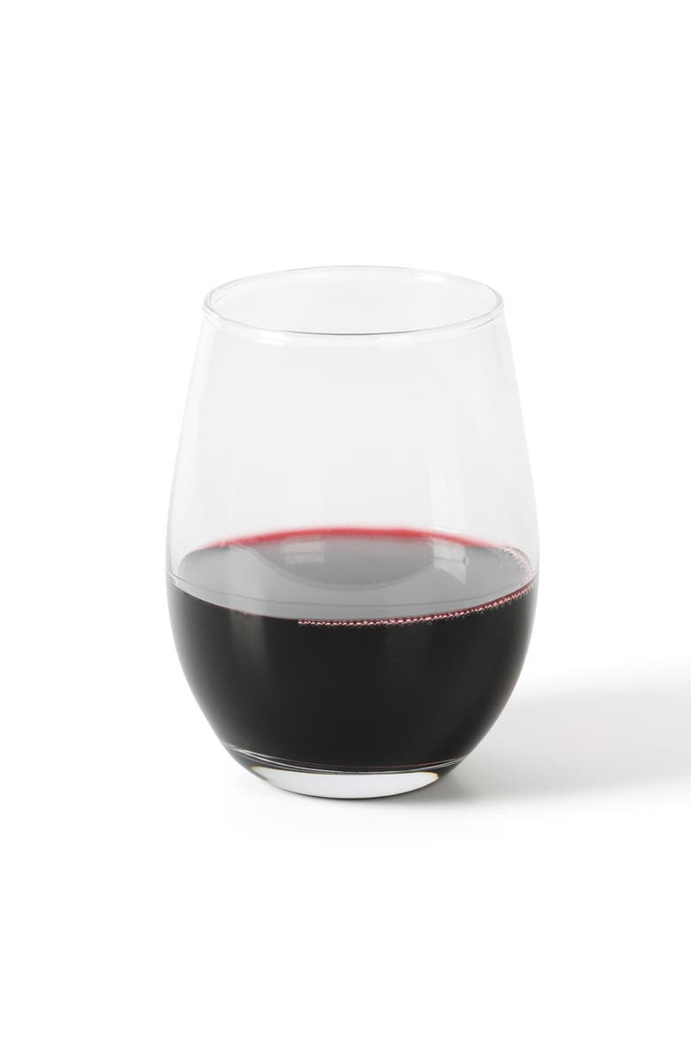 Farrow 4-Pack 18 oz Stemless Wine Glasses, Alternate, color, Multicolor