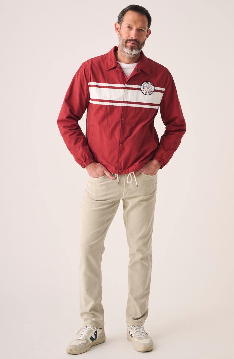 Faherty Nantucket Coaches Water Resistant Jacket, Alternate, color,