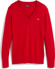 vineyard vines Heritage V-Neck Cotton Sweater